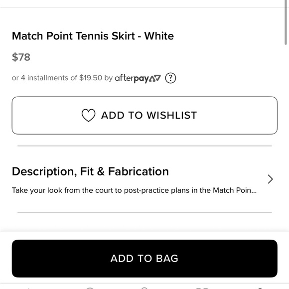ALO Yoga Match Point Tennis Skirt - Picture 4 of 5